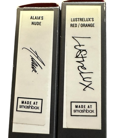 Smashbox LIP GLOSS BUNDLE OF 2 ALAIA’s and LUSTRELUX’s NIB FULL SIZE - Picture 3 of 5